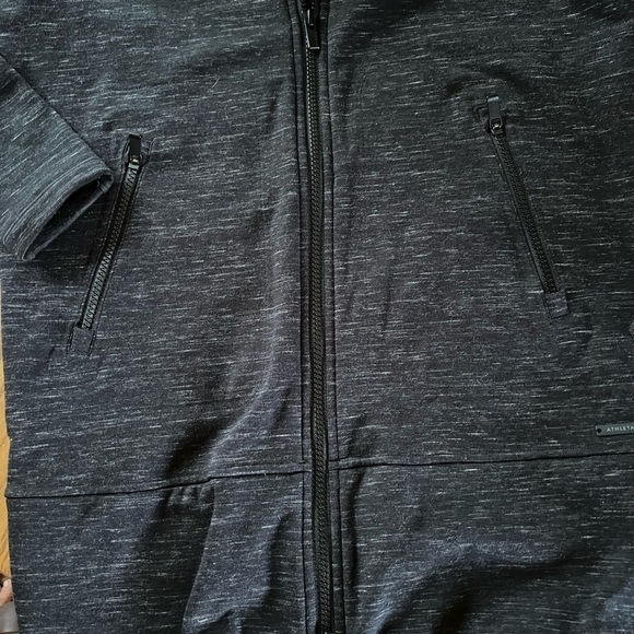 Athleta XXS hoodie zip up jacket shirt scuba trainer - Picture 4 of 4